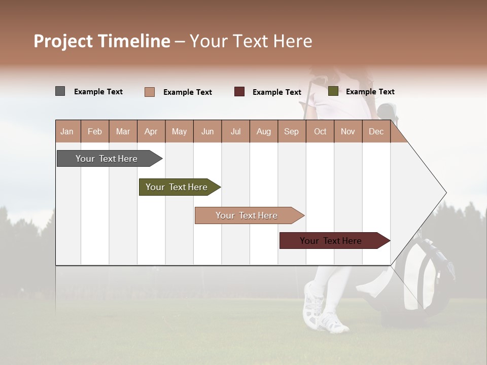 Club Grass Fashion PowerPoint Template