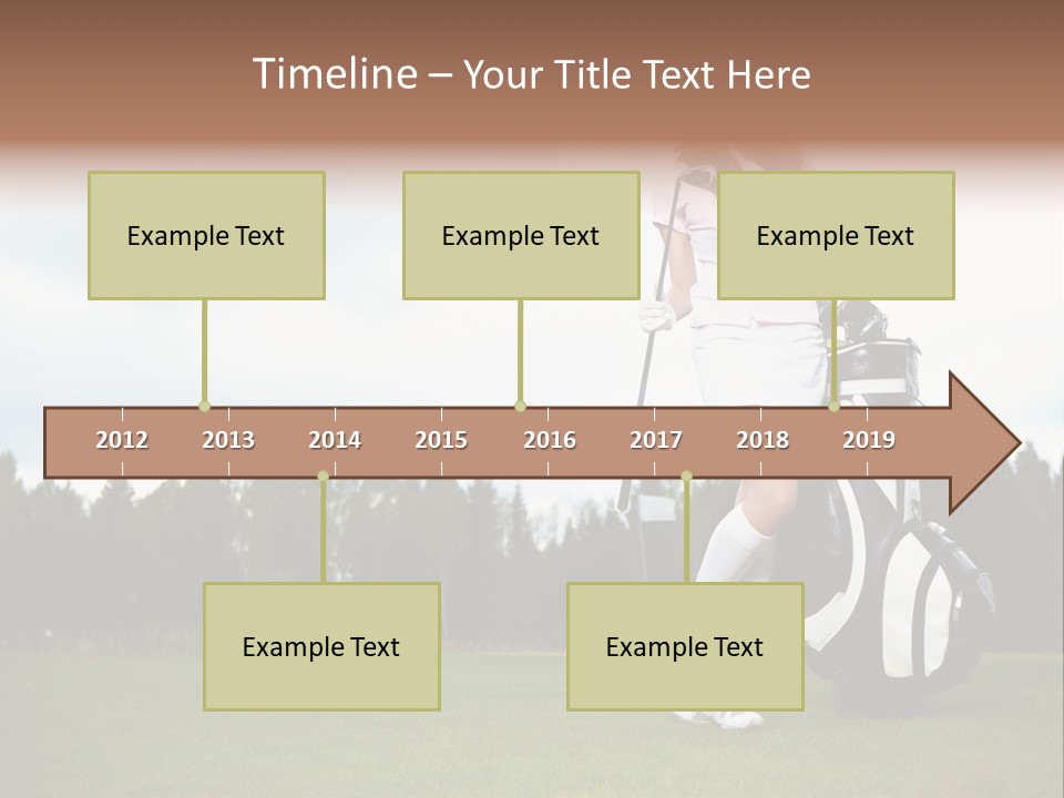 Club Grass Fashion PowerPoint Template