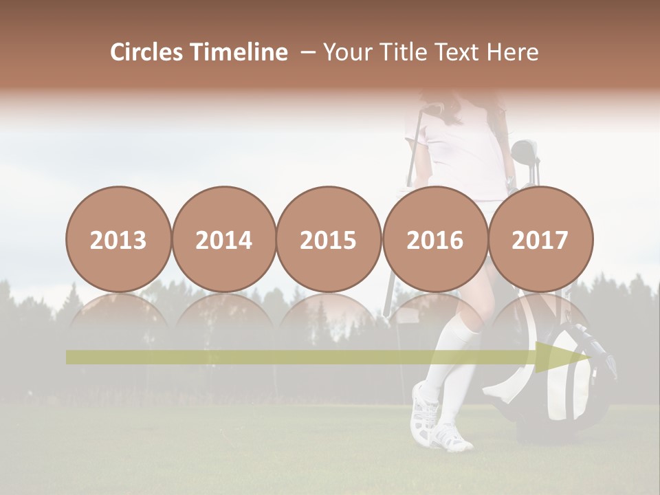 Club Grass Fashion PowerPoint Template