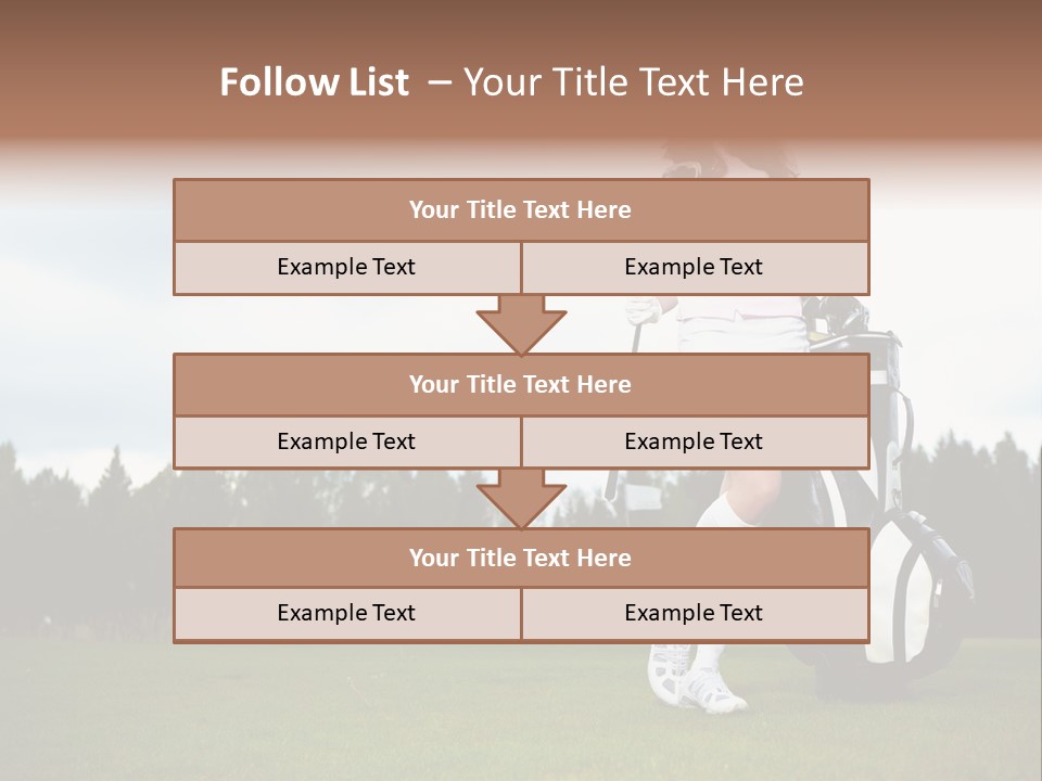 Club Grass Fashion PowerPoint Template