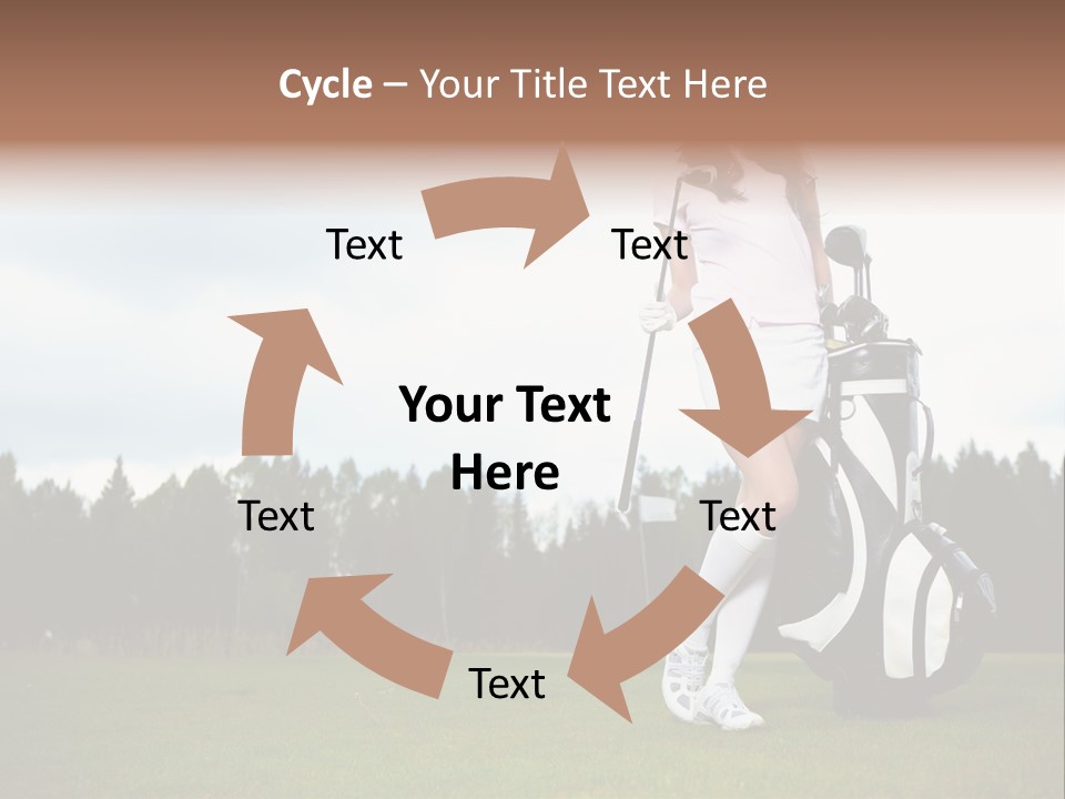 Club Grass Fashion PowerPoint Template