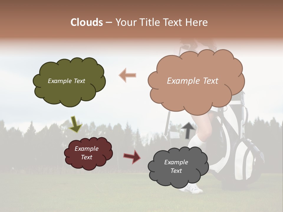 Club Grass Fashion PowerPoint Template