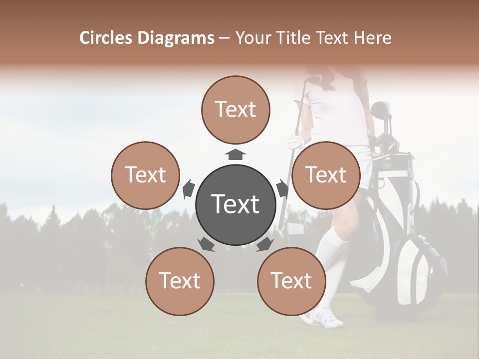 Club Grass Fashion PowerPoint Template