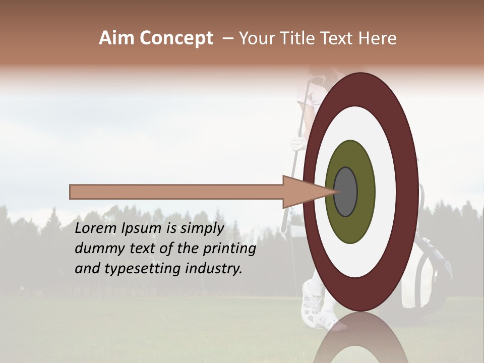 Club Grass Fashion PowerPoint Template