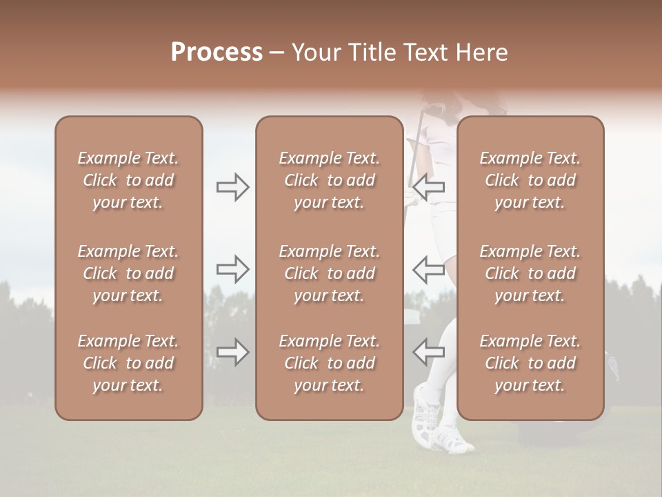 Club Grass Fashion PowerPoint Template