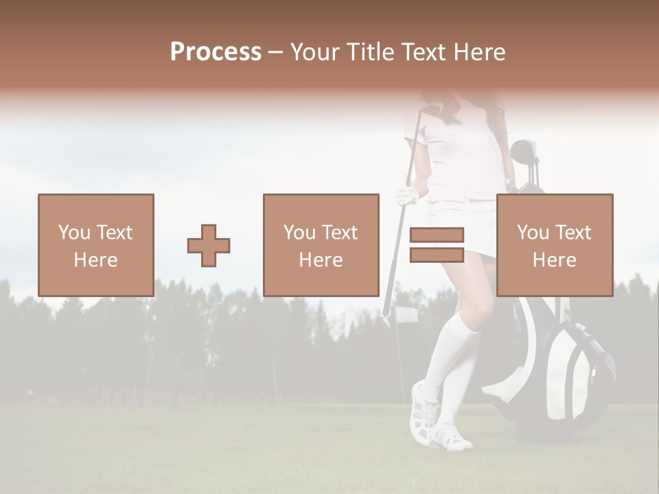 Club Grass Fashion PowerPoint Template