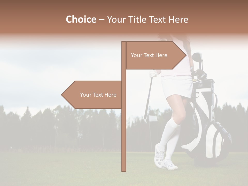 Club Grass Fashion PowerPoint Template