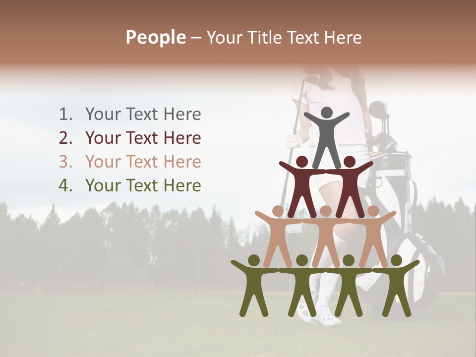 Club Grass Fashion PowerPoint Template