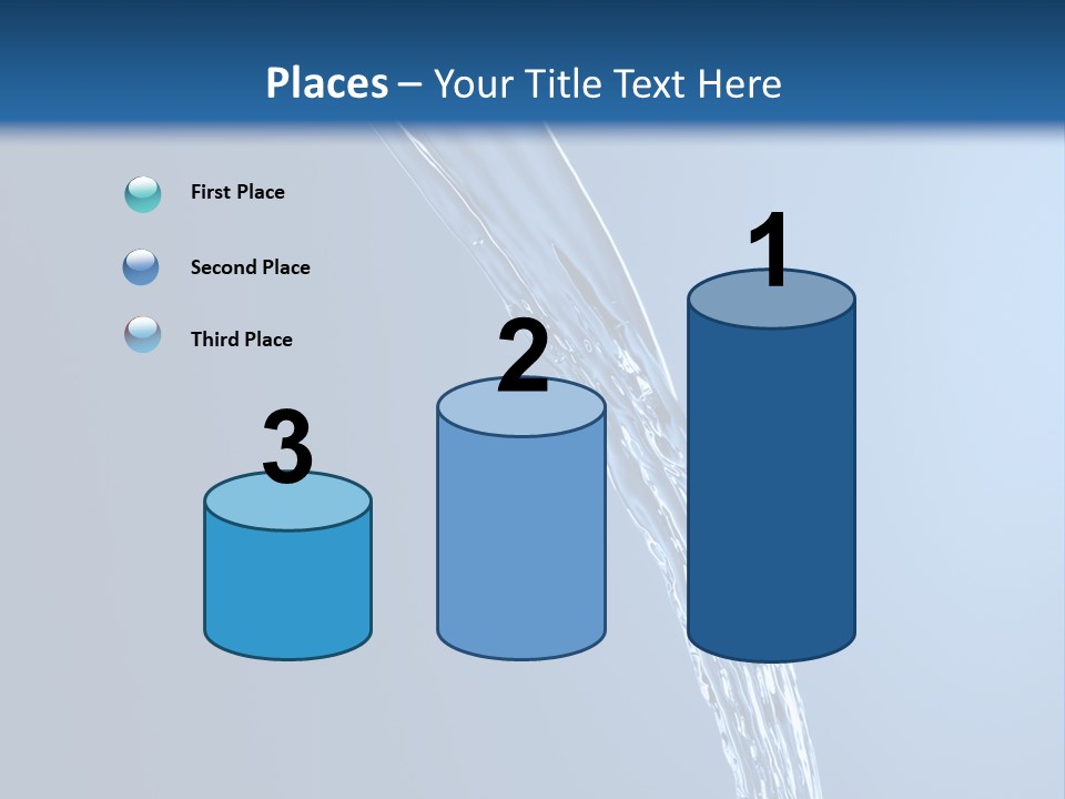 Sparks Background Wave PowerPoint Template