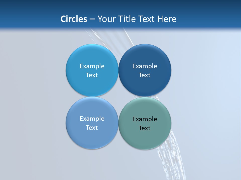 Sparks Background Wave PowerPoint Template