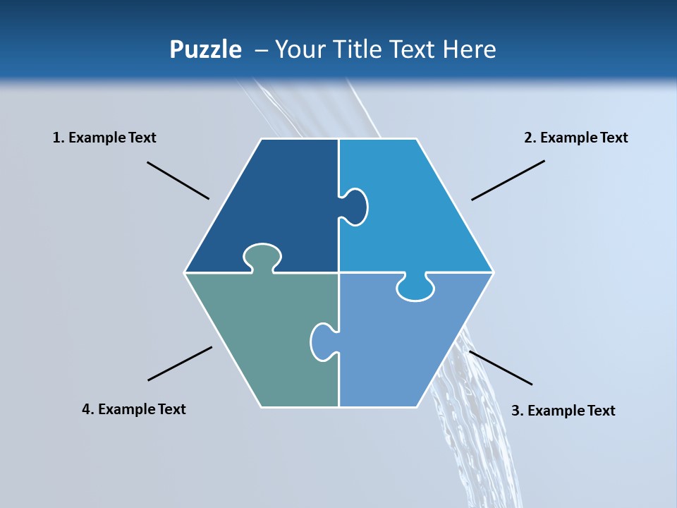 Sparks Background Wave PowerPoint Template