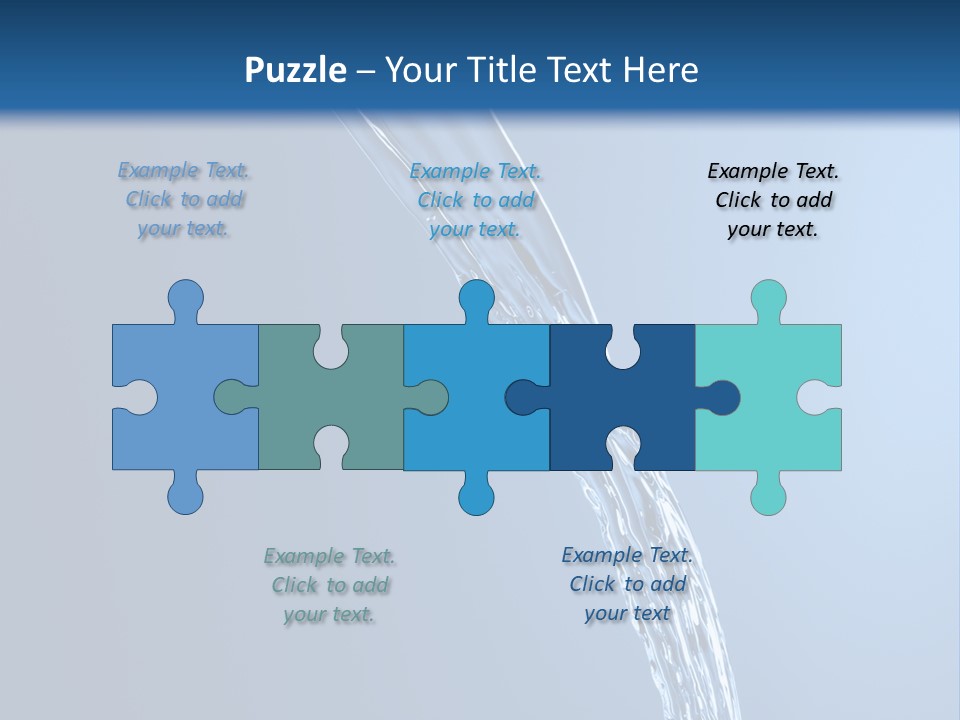 Sparks Background Wave PowerPoint Template