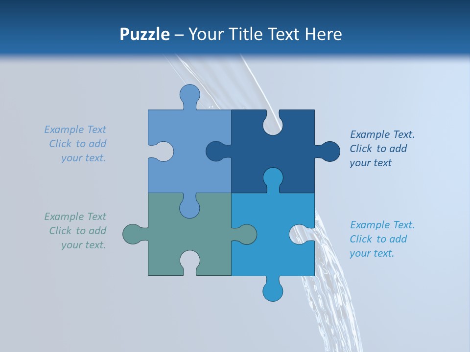 Sparks Background Wave PowerPoint Template