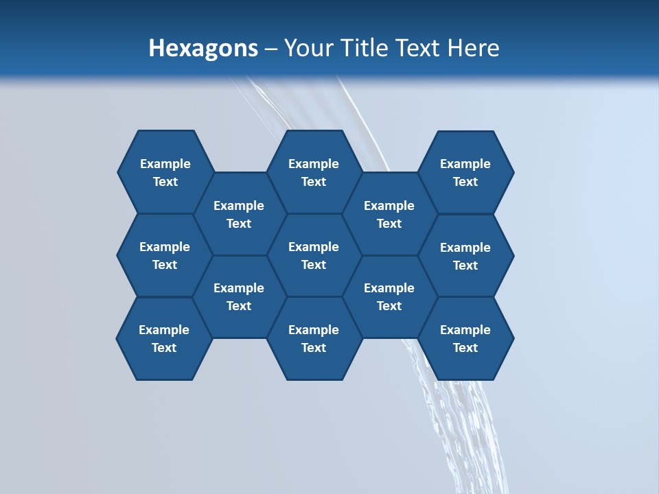 Sparks Background Wave PowerPoint Template