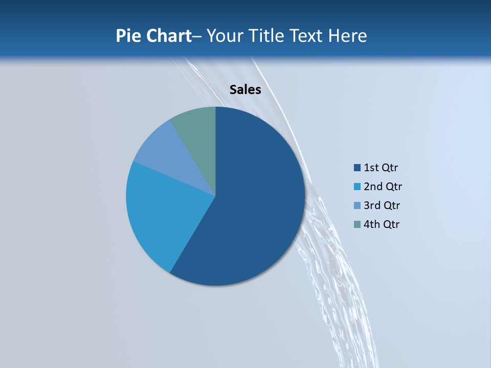 Sparks Background Wave PowerPoint Template
