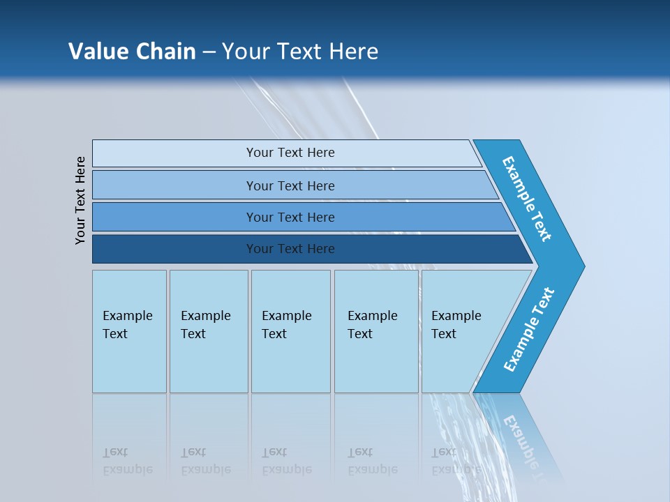 Sparks Background Wave PowerPoint Template