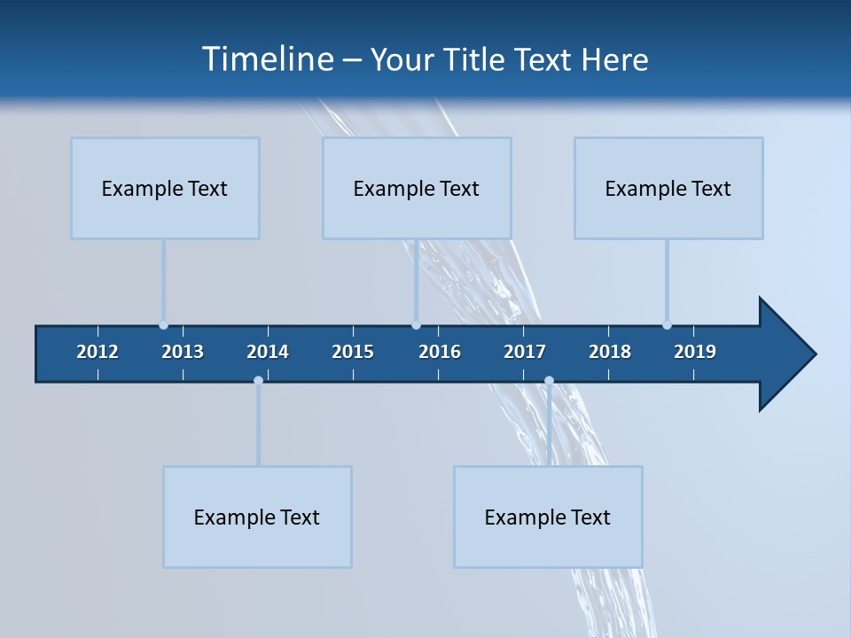 Sparks Background Wave PowerPoint Template