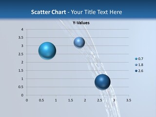 Sparks Background Wave PowerPoint Template