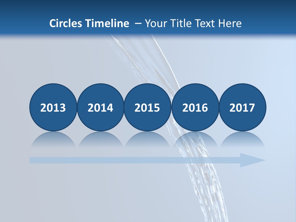 Sparks Background Wave PowerPoint Template