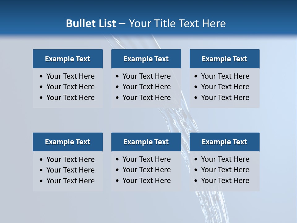 Sparks Background Wave PowerPoint Template