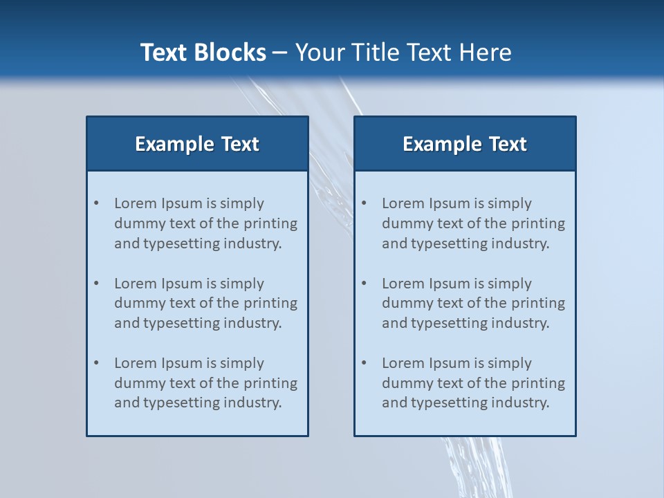 Sparks Background Wave PowerPoint Template