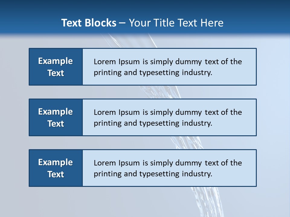 Sparks Background Wave PowerPoint Template