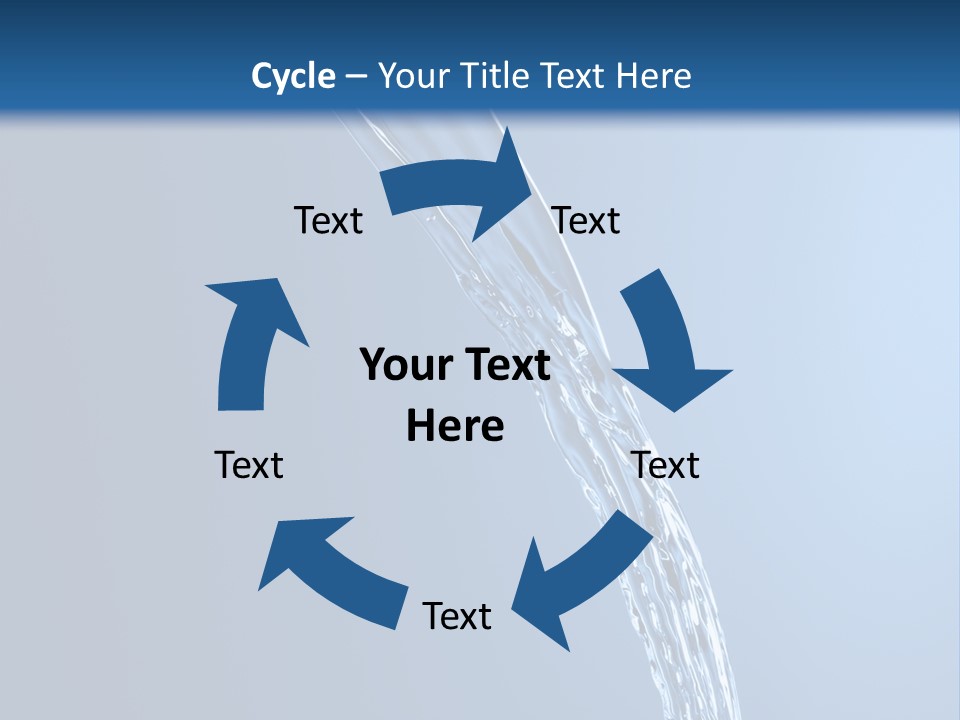 Sparks Background Wave PowerPoint Template