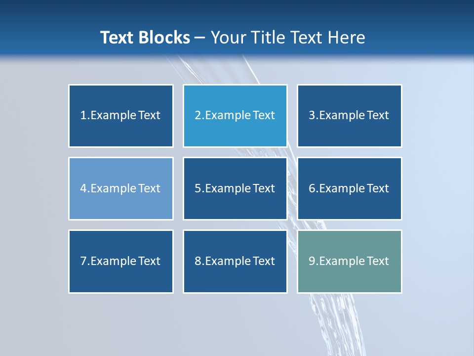 Sparks Background Wave PowerPoint Template