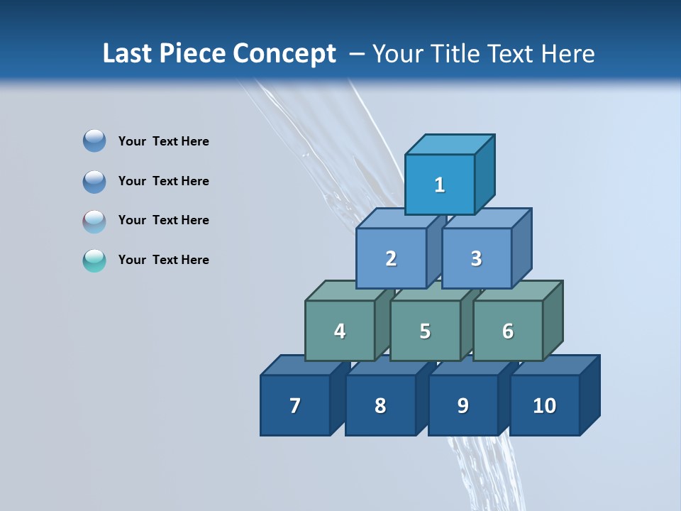 Sparks Background Wave PowerPoint Template