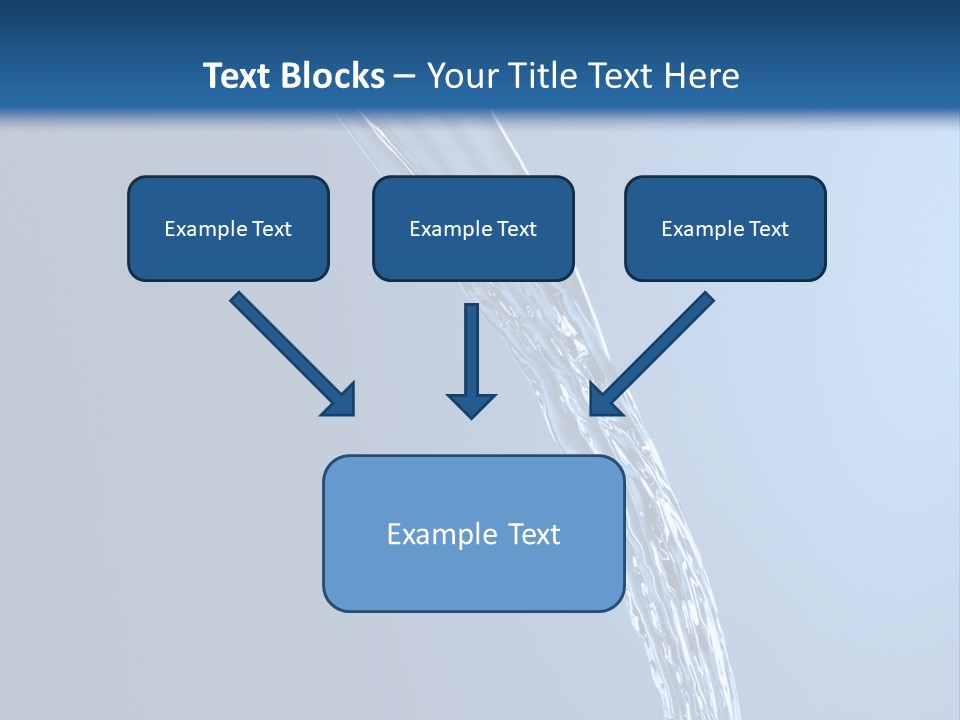 Sparks Background Wave PowerPoint Template
