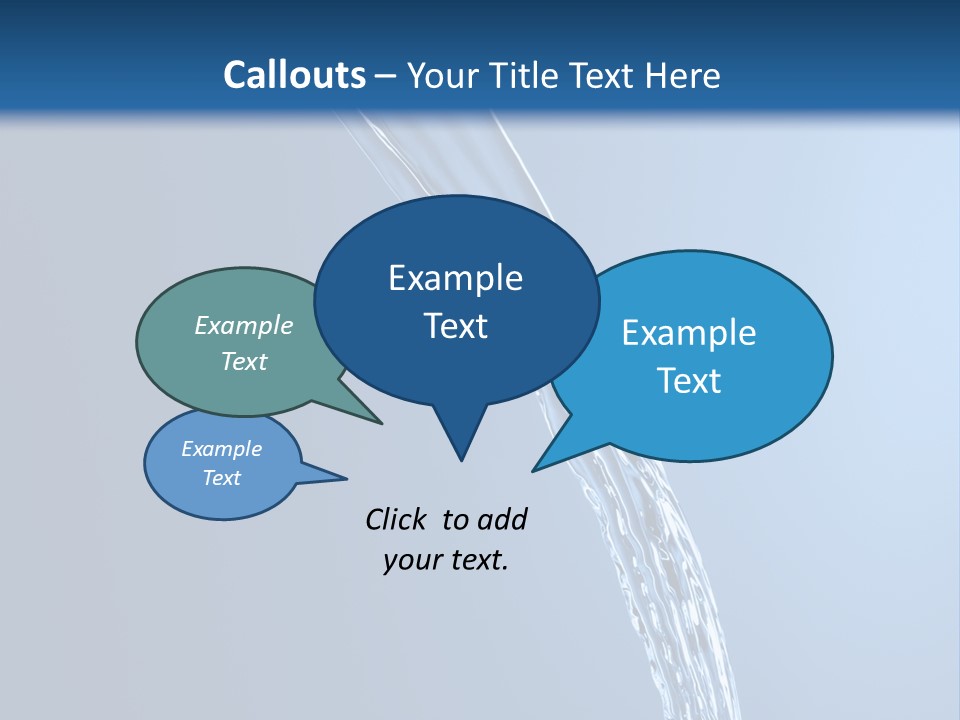 Sparks Background Wave PowerPoint Template