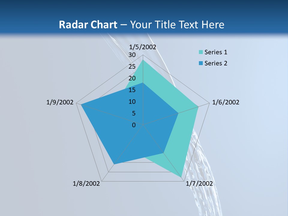 Sparks Background Wave PowerPoint Template