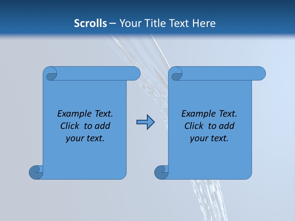 Sparks Background Wave PowerPoint Template