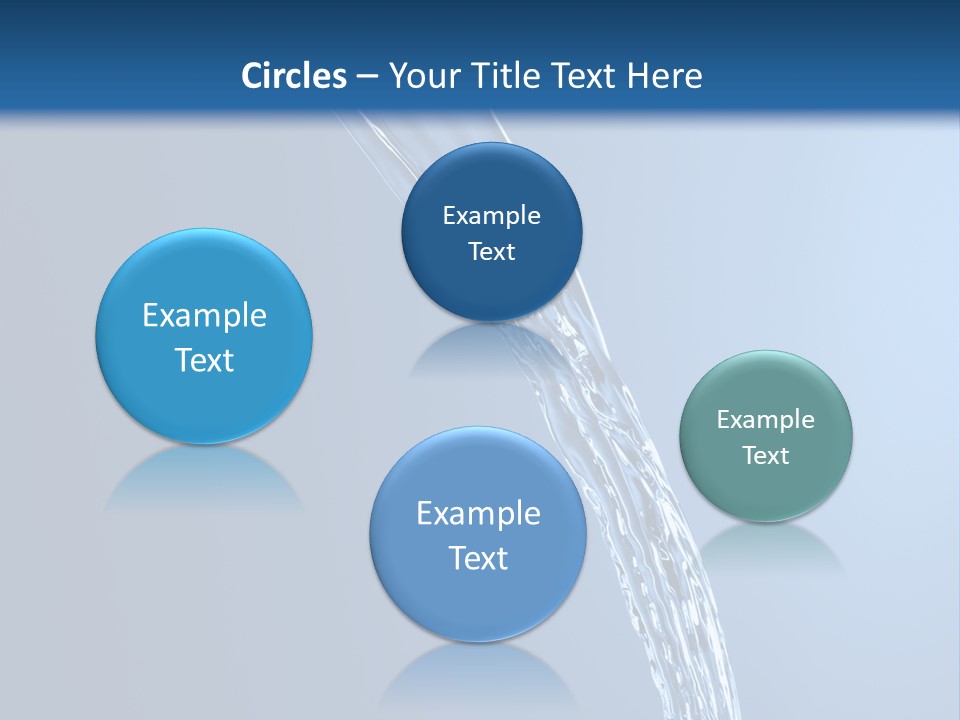 Sparks Background Wave PowerPoint Template