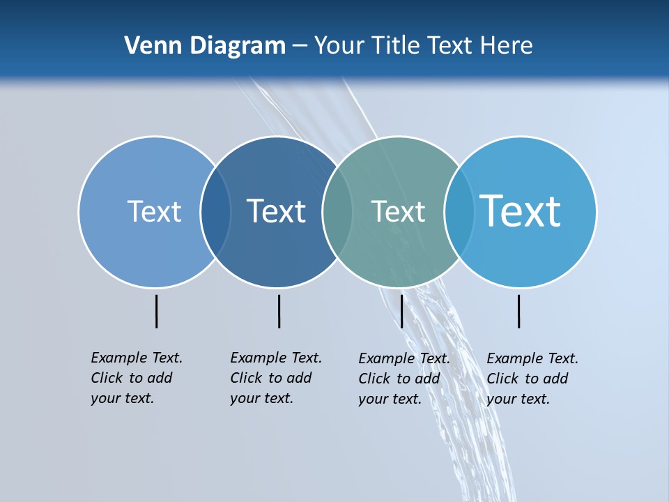 Sparks Background Wave PowerPoint Template