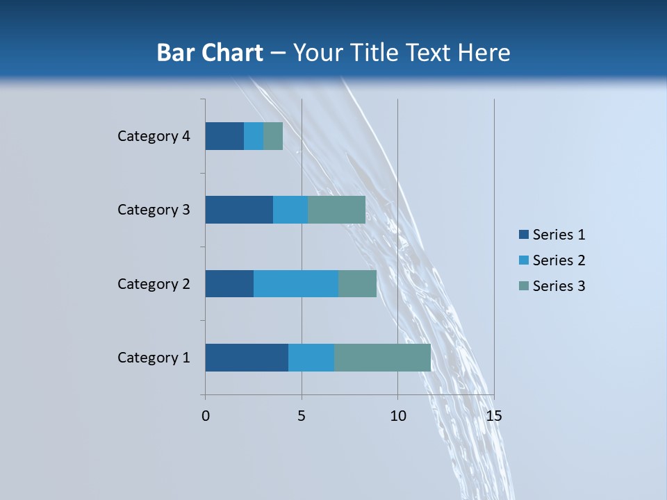 Sparks Background Wave PowerPoint Template