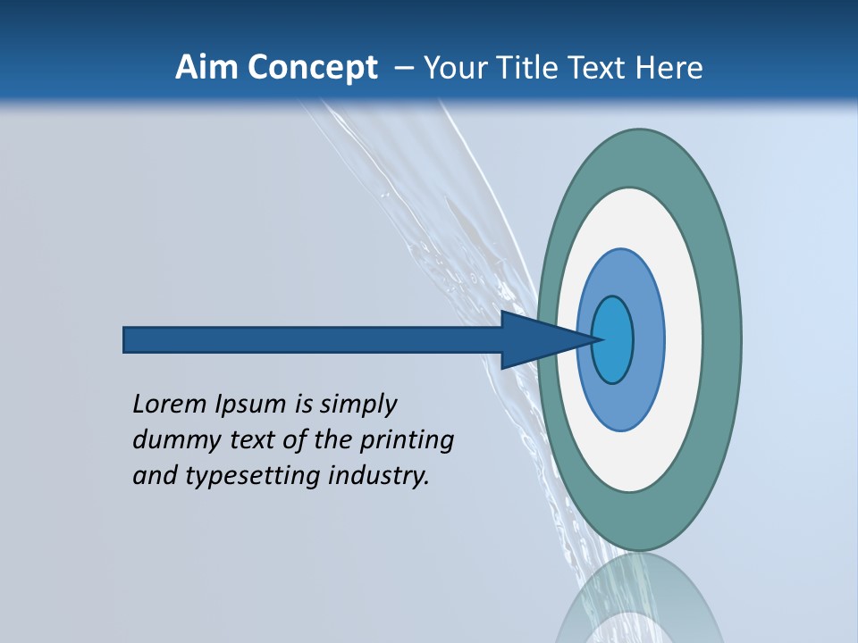 Sparks Background Wave PowerPoint Template