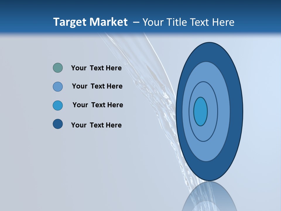 Sparks Background Wave PowerPoint Template