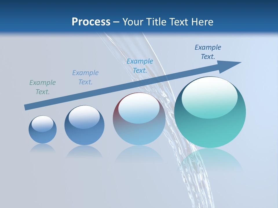 Sparks Background Wave PowerPoint Template