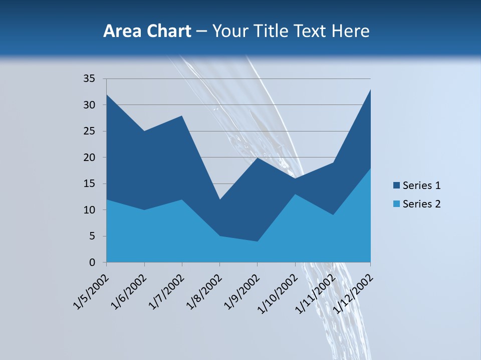 Sparks Background Wave PowerPoint Template