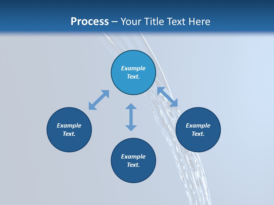 Sparks Background Wave PowerPoint Template