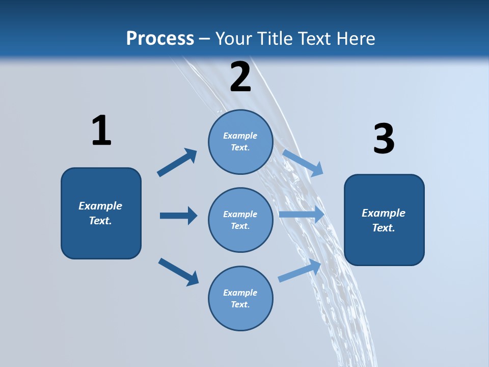 Sparks Background Wave PowerPoint Template