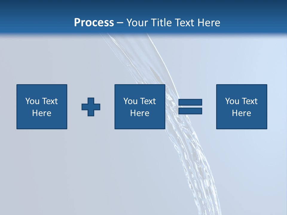 Sparks Background Wave PowerPoint Template