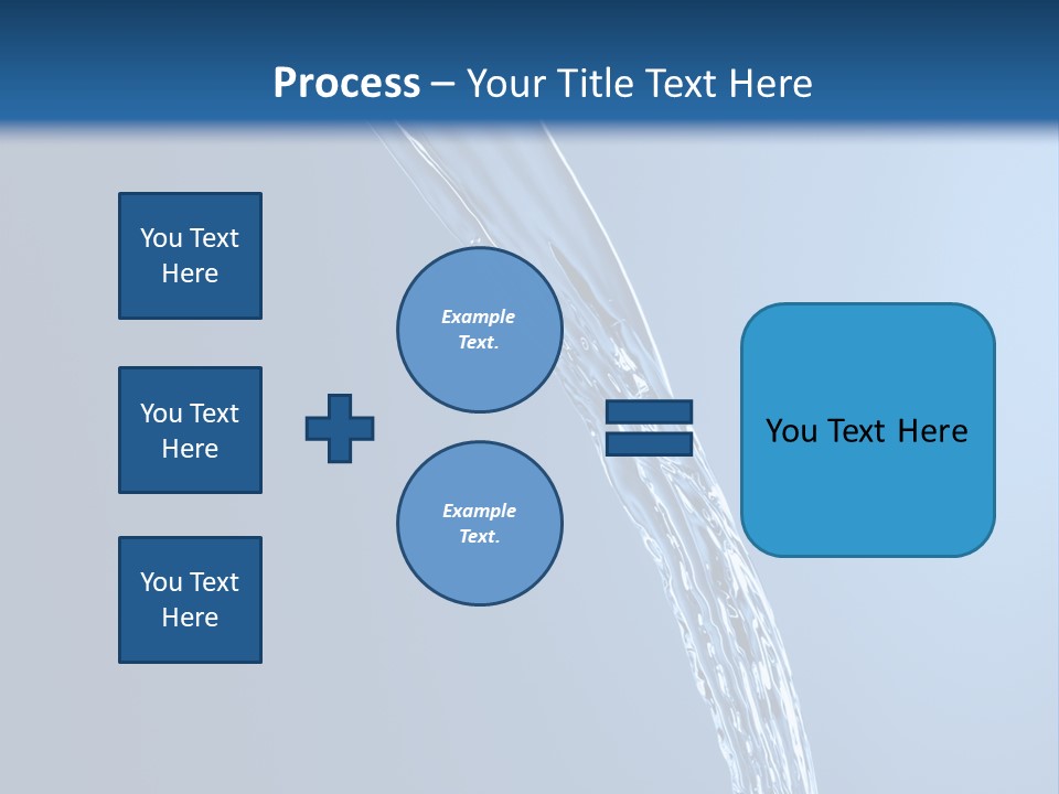 Sparks Background Wave PowerPoint Template