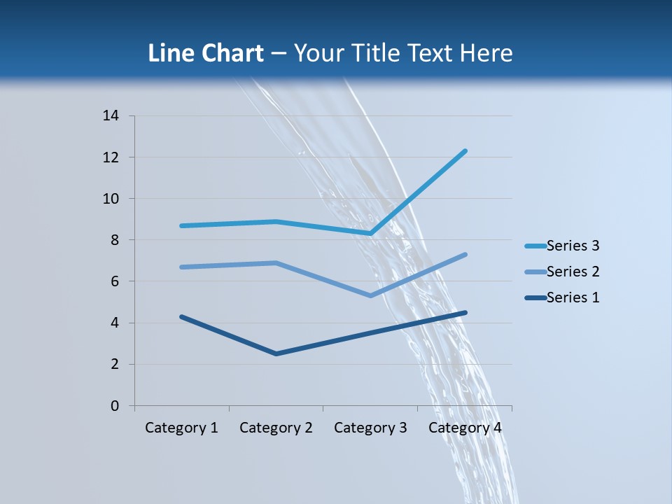 Sparks Background Wave PowerPoint Template
