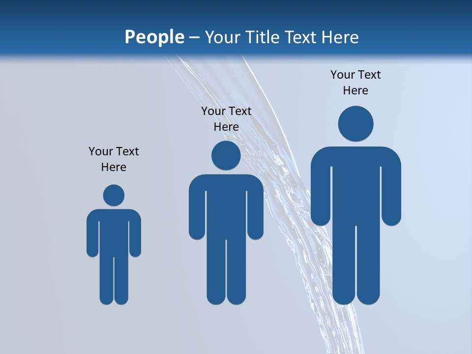 Sparks Background Wave PowerPoint Template