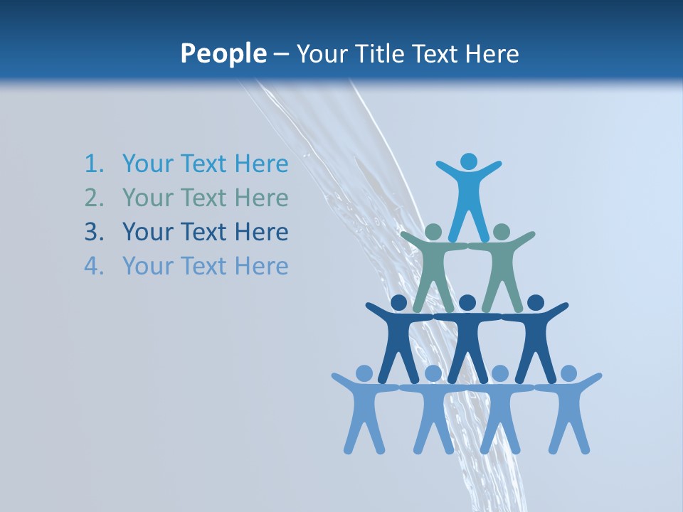 Sparks Background Wave PowerPoint Template