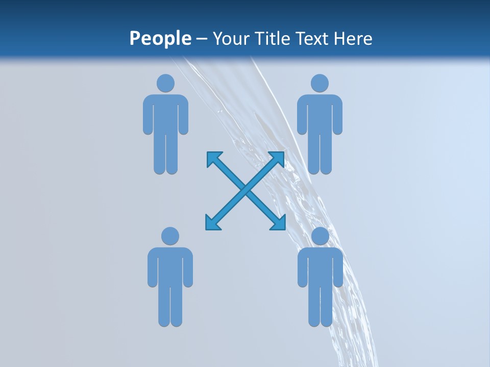 Sparks Background Wave PowerPoint Template