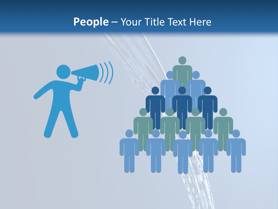 Sparks Background Wave PowerPoint Template