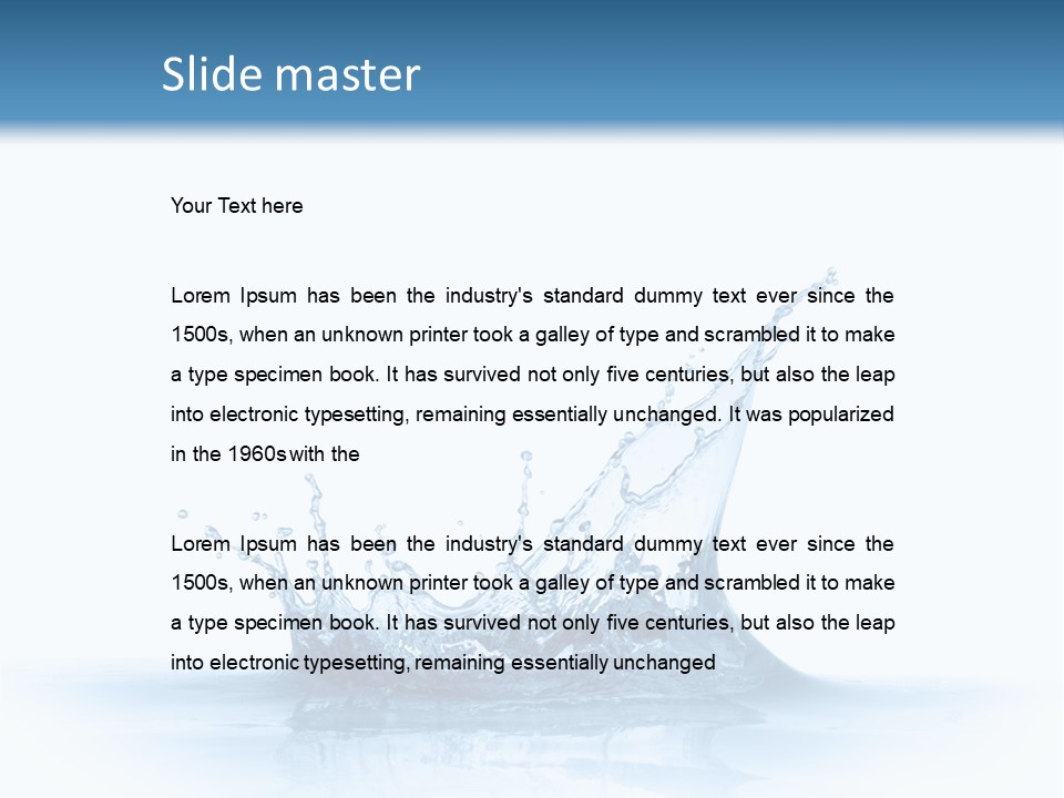 Isolated Abstract Circle PowerPoint Template